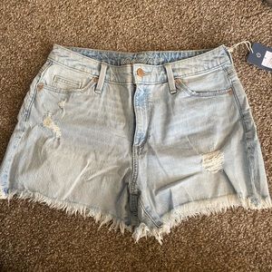 Jean shorts, never worn!